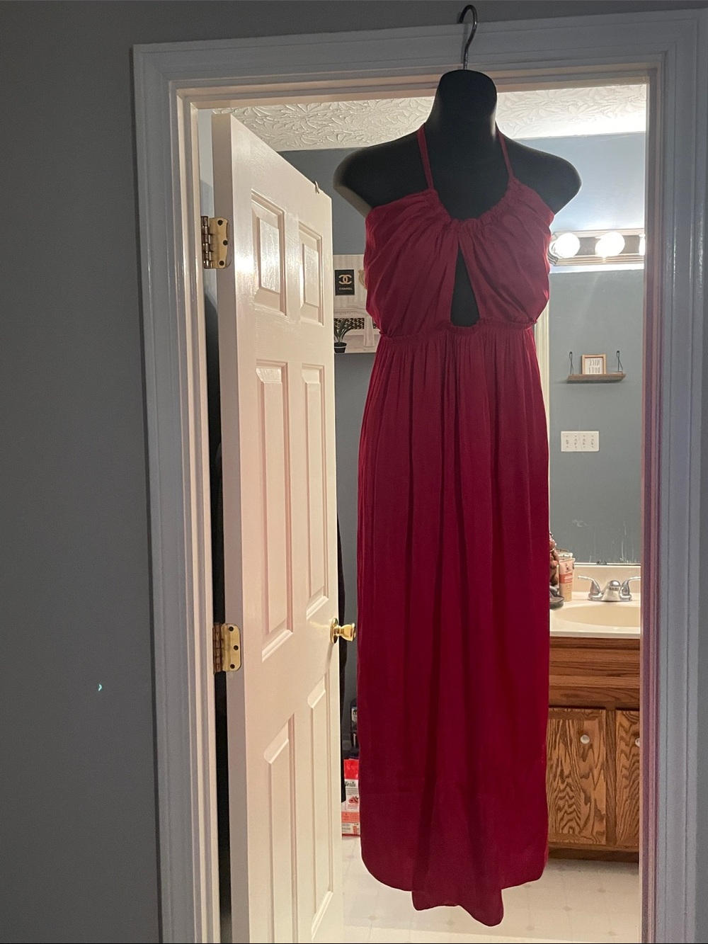 J. Crew Halter Cut Out Dress  Hot Pink  Size 22 Elegant